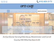 Tablet Screenshot of opti-care.com